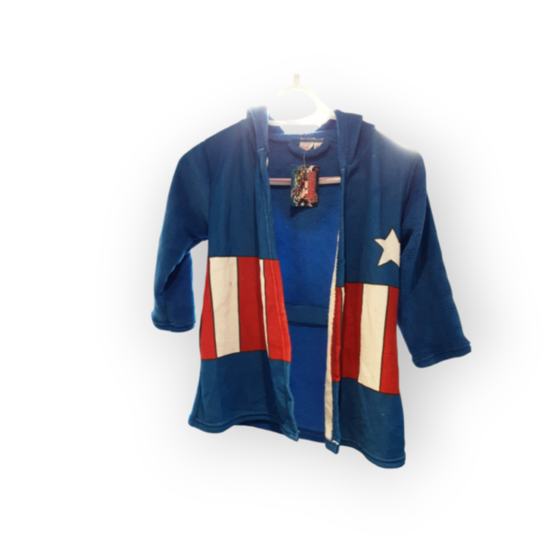 Avengers Dressing Gown Age 4-5 Years Old. Blue