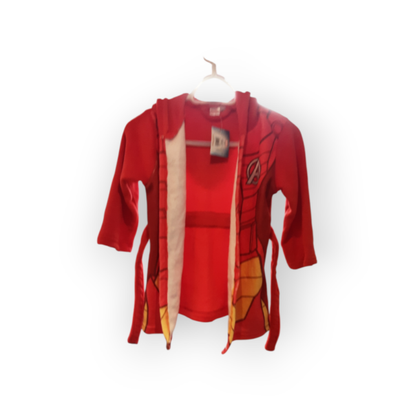 Avengers Dressing Gown Age 4-5 Years Old.Red