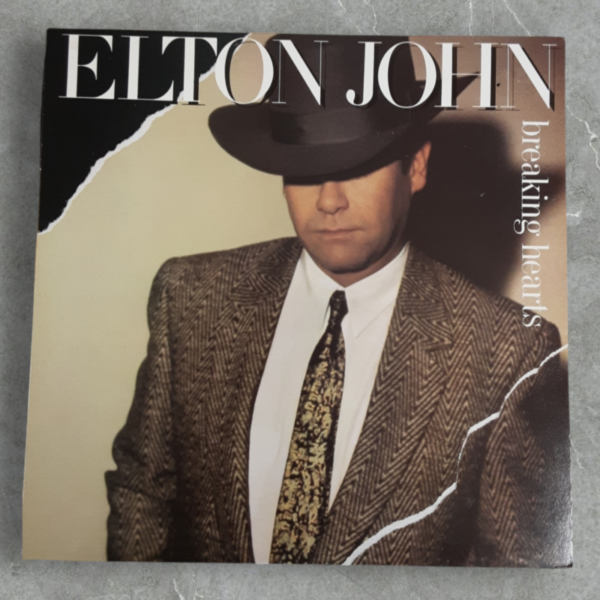 12" Lp Elton John Breaking Hearts