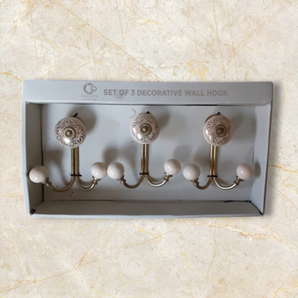 Set Of 3 Wall Hooks