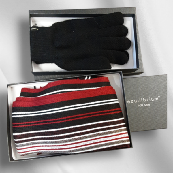 Equilibrium Men's Scarf & Glove Set