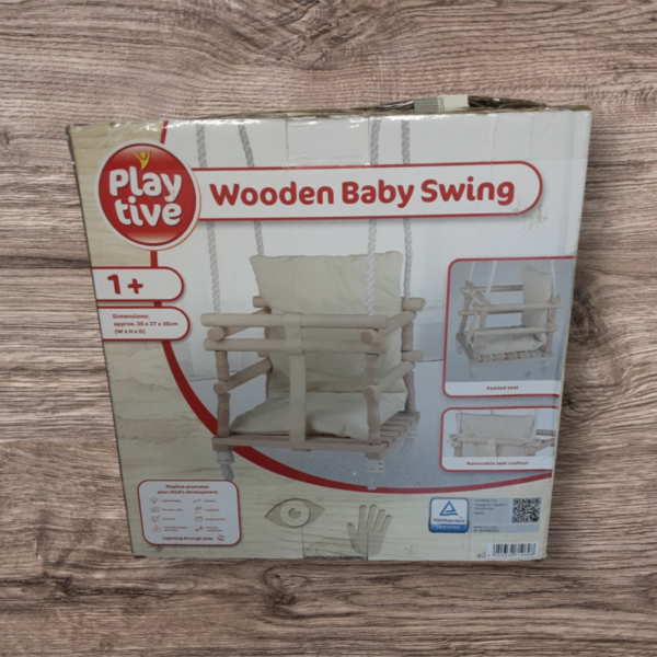 Wooden Indoor Baby Swing - Image 2