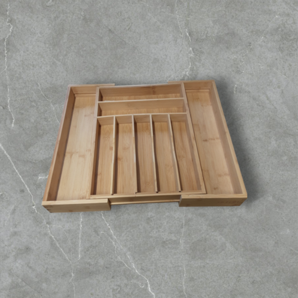 Bamboo Cutlery Tray - Image 2