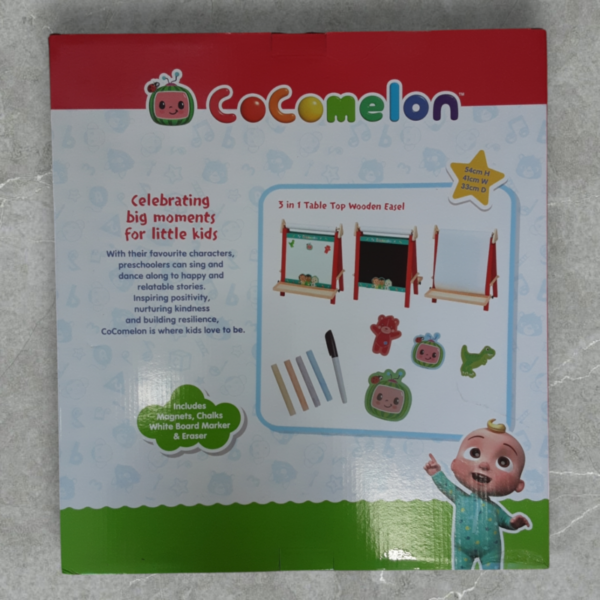 Cocomelon 3 In 1 Wooden  Easel - Image 2