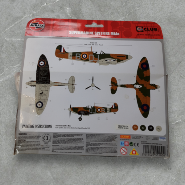 1/72 Airfix Supermarine Spitfire Mkla - Image 2