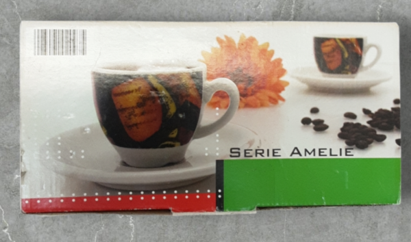 2 Espresso Cups & Saucers - Image 2