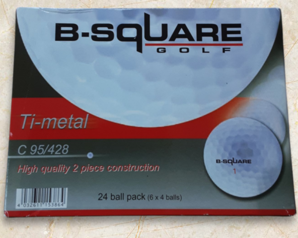 B-Square Golf Balls 24 Pack