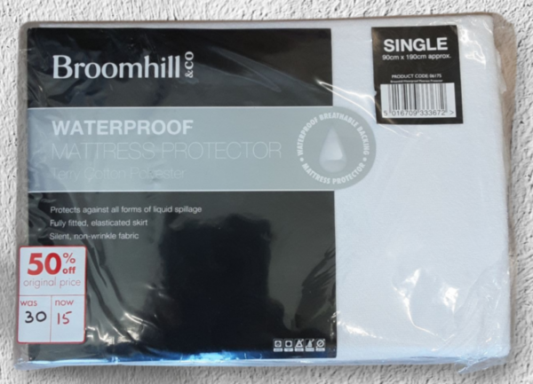 Single Waterproof Mattress Protector